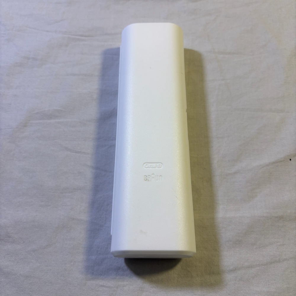 Braun Oral Electric Toothbrush Travel Case Holder White